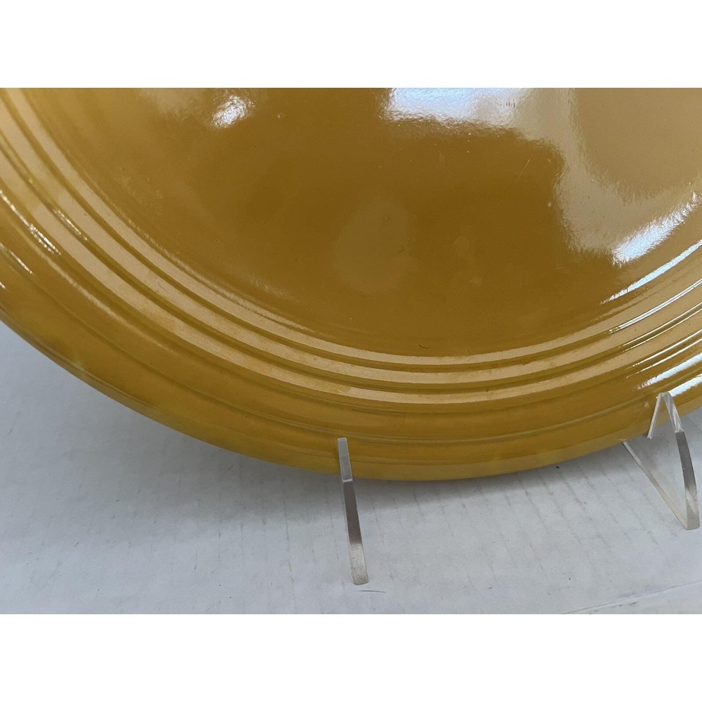 Vintage‎ Yellow Fiesta Fiestaware Chop (Serving) Plate 13" - Picture 3 of 9